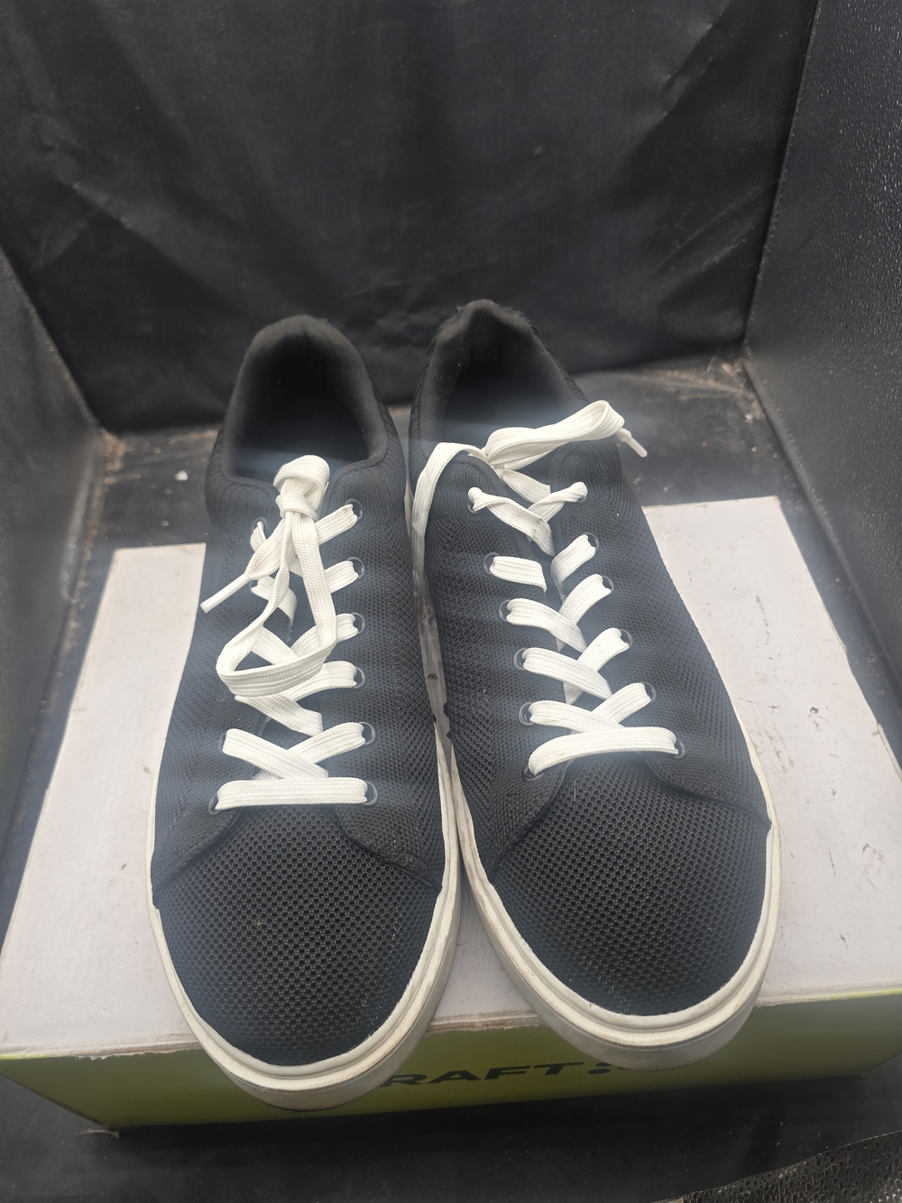 torrid Black Knit Lace-Up Sneakers with White Soles